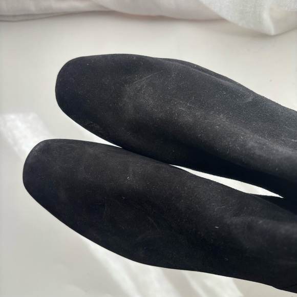 AQUATALIA Weatherproof Ulyssaa Black Suede Ankle Boots‎ Sz 9.5 - Picture 4 of 6